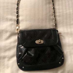 Black lacquer bag